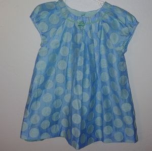 Zara Baby blue polkadot dress, 24-36 months